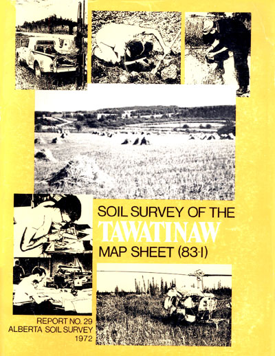 View the Soil Survey of the Tawatinaw Map Sheet (83-I) (PDF Format)
