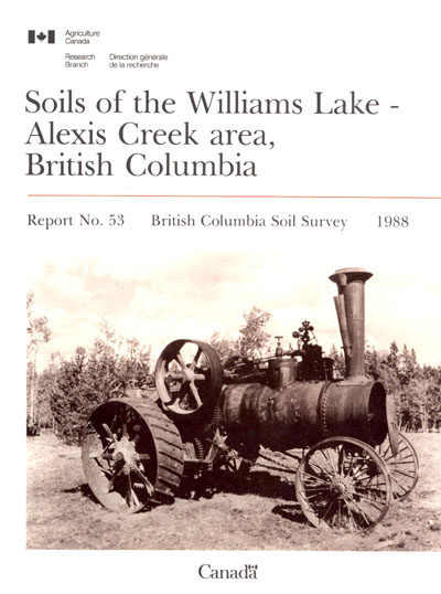 View the Soils of the Williams Lake - Alexis Creek Area, British Columbia (PDF Format)