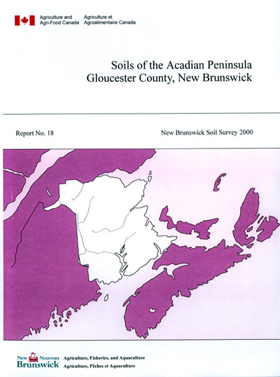 View the Soils of the Acadian Peninsula Gloucester County, N.B. (PDF Format)