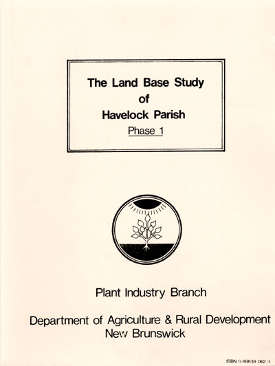 View the The Land Base Study of Havelock Parish, Phase 1 (PDF Format)