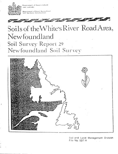 View the Soils of the White's River Road Area (PDF Format)