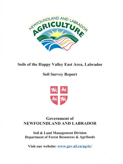 View the Soils of the Happy Valley East Area, Labrador (PDF Format)
