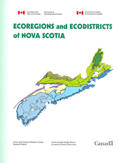 View the Ecoregions and Ecodistricts of Nova Scotia (PDF Format)