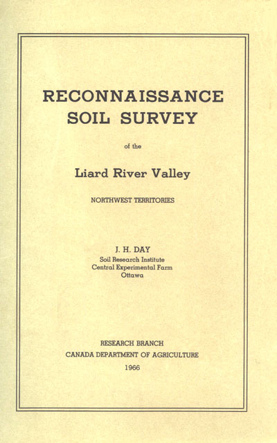 View the Reconnaissance Soil Survey of the Liard River Valley (PDF Format)