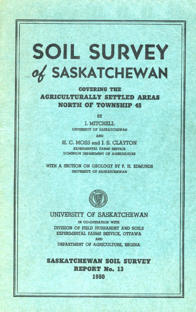 View the Soil Survey of Saskatchewan Covering the Agriculturally Settled Areas North of Township 48 (PDF Format)