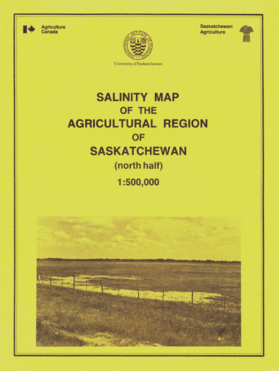 View the Salinity Map of the Agricultural Region of Saskatchewan (North Half) (PDF Format)