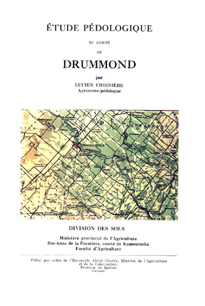 Voir le Étude pédologique du comté de Drummond (Format PDF)