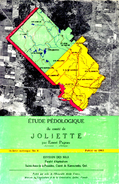 Voir le Étude pédologique du comté de Joliette (Format PDF)