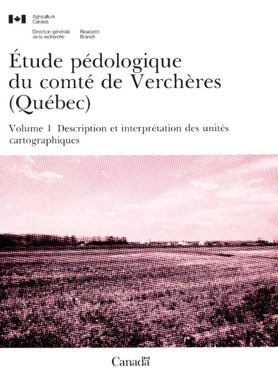 Voir le Étude pédologique du comté de Verchères, 1990 (Format PDF)