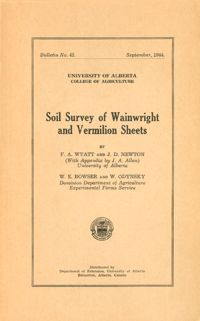 View the Soil Survey of Wainwright and Vermilion Sheets (PDF Format)