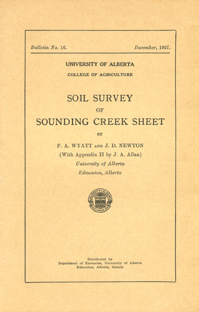 View the Soil Survey of Sounding Creek Sheet (PDF Format)