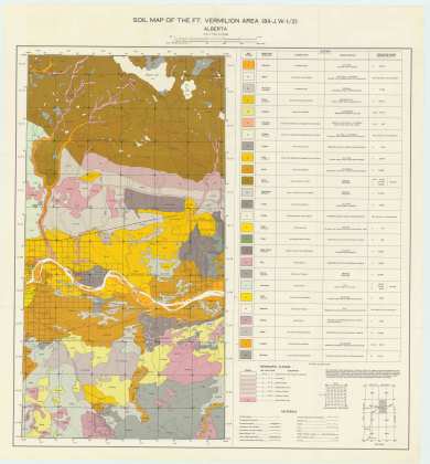 View the map:  MAP SOIL Ft Vermillion (JPG Format)