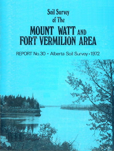 View the Soil Survey of the Mount Watt and Fort Vermilion Area (PDF Format)