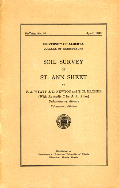View the Soil Survey of St. Ann Sheet (PDF Format)