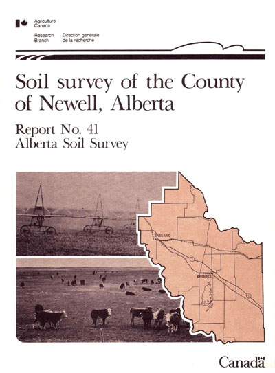 View the Soil Survey of the County of Newell, Alberta (PDF Format)