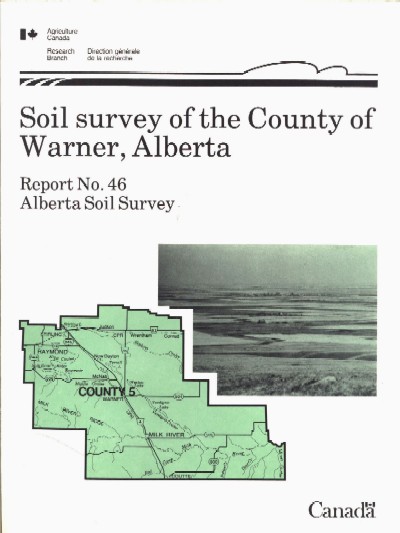 View the Soil Survey of the County of Warner, Alberta (PDF Format)