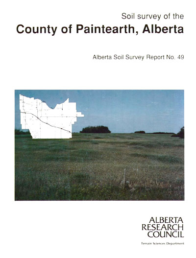 View the Soil Survey of the County of Paintearth, Alberta (PDF Format)