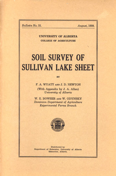 View the Soil Survey of Sullivan Lake Sheet (PDF Format)