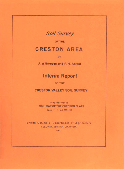 View the Soil Survey of the Creston Area (PDF Format)