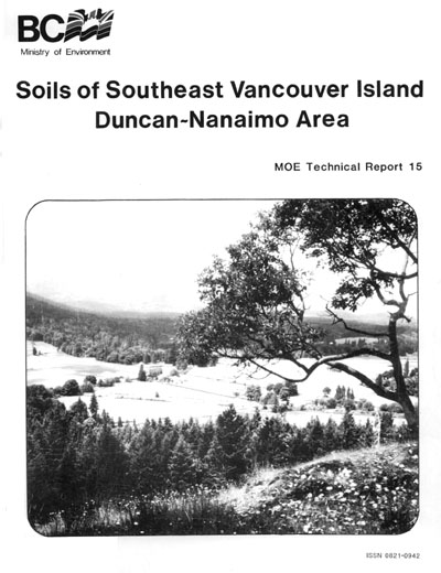 View the Soils of Southeast Vancouver Island Duncan-Nanaimo Area (PDF Format)