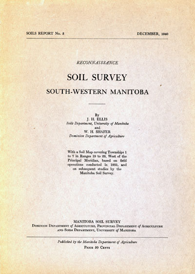 View the Reconnaissance Soil Survey South-Western Manitoba (PDF Format)