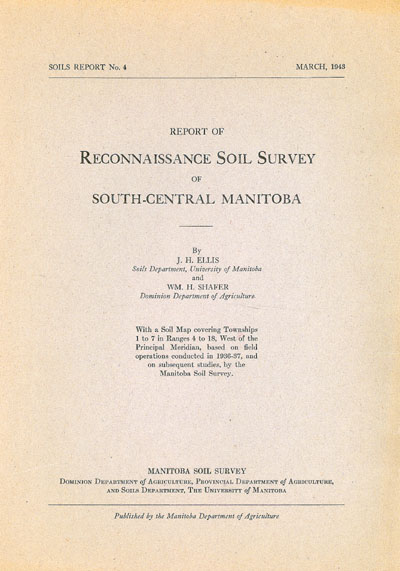 View the Reconnaissance Soil Survey of South-Central Manitoba (PDF Format)