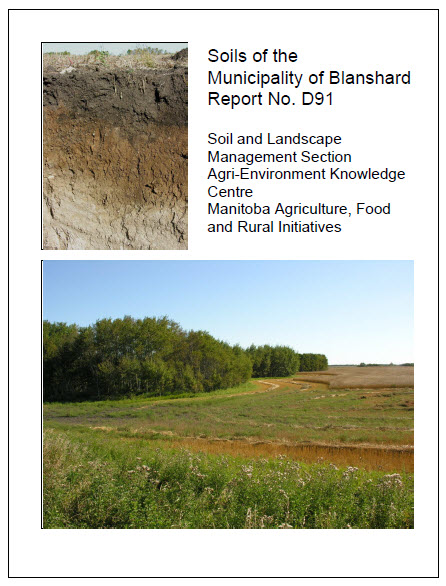View the Soils of the Rural Municipality of Blanshard (PDF Format)