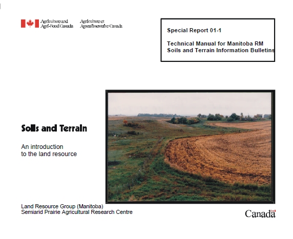 View the Technical Manual for Manitoba RM Soils and Terrain Information Bulletins (PDF Format)