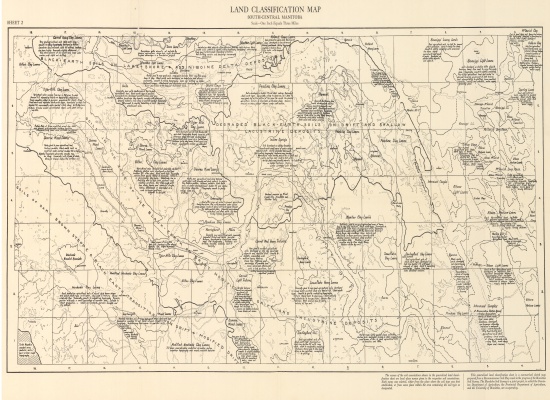 View the map: Land classification map, south-central Manitoba (JPG Format)