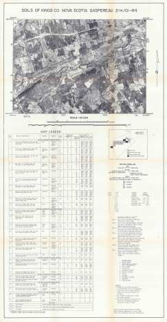 View the map: Soil survey map - Gaspereau (JPG Format)