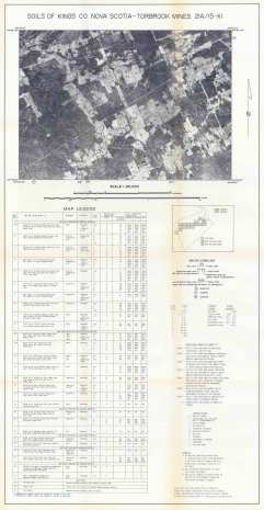 View the map: Soil survey map - Torbrook Mines (JPG Format)