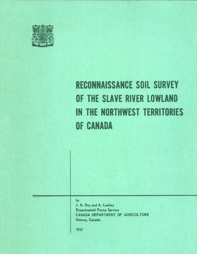 View the Reconnaissance Soil Survey of the Slave River Lowland in the Northwest Territories of Canada (PDF Format)