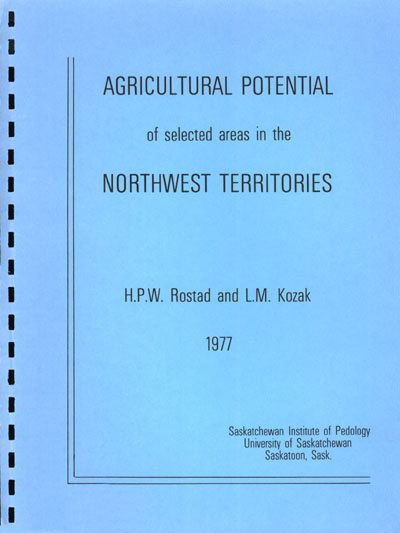 View the Agricultural Potential of Selected Areas in the Northwest Territories (PDF Format)