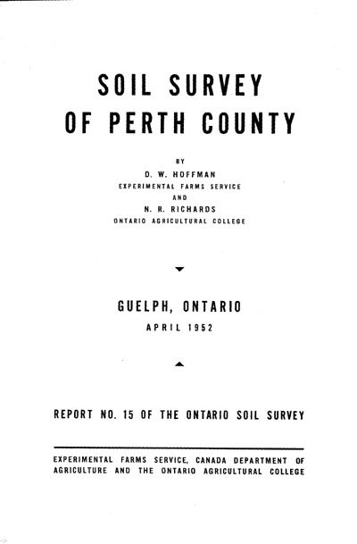 View the Soil Survey of Perth County (PDF Format)