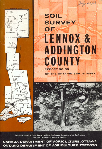 View the Soil Survey of Lennox and Addington County (PDF Format)