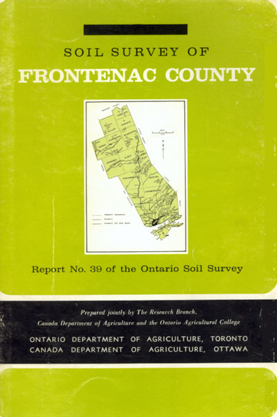 View the Soil Survey of Frontenac County (PDF Format)