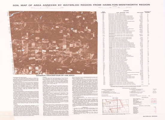 View the map: Soil map of area annexed by Waterloo region (JPG Format)