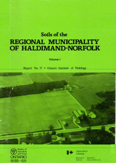 View the Soils of the Regional Municipality of Haldimand-Norfolk (Volume 1 and 2) (PDF Format)