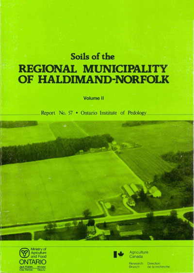 View the Soils of the Regional Municipality of Haldimand-Norfolk (Volume 1 and 2) (PDF Format)