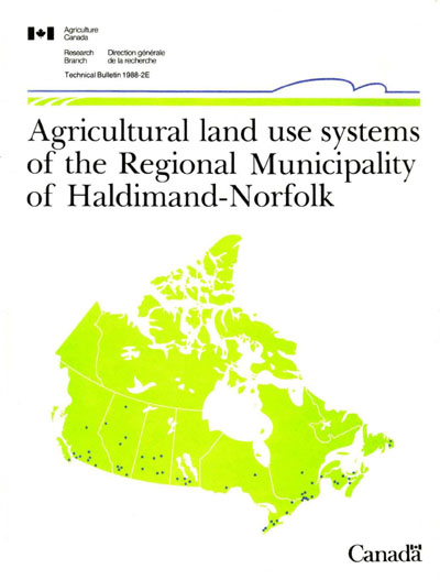 View the Agricultural Land Use Systems of the Regional Municipality of Haldimand-Norfolk (PDF Format)