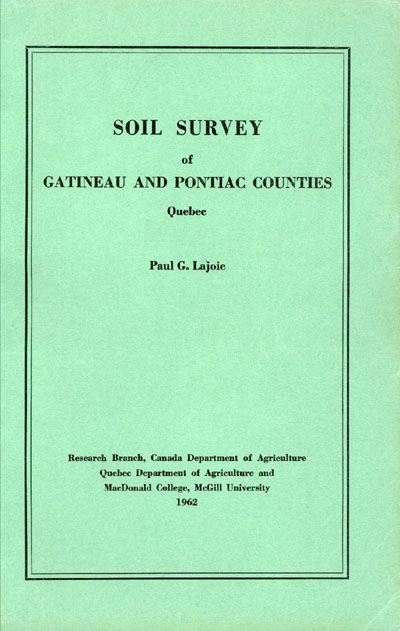 View the Soil Survey of Gatineau and Pontiac Counties (PDF Format)