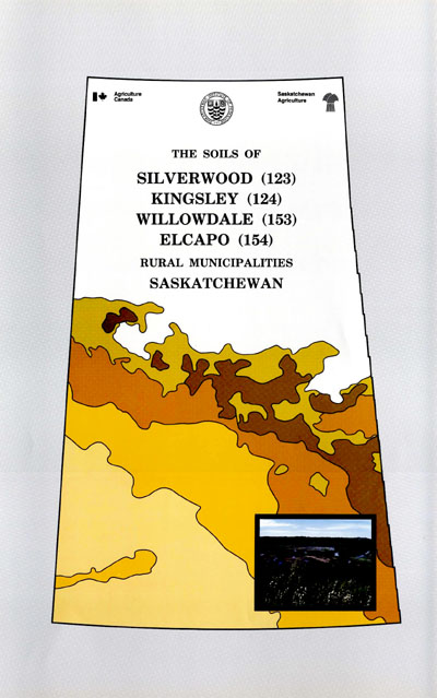View the The Soils of Silverwood,Kingsley, Willowdale and Elcapo Rural Municipalities Nos. 123, 124, 153, 154 (PDF Format)