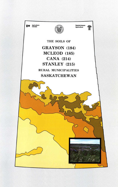 View the The Soils of Grayson, McLeod, Cana and Stanley Rural Municipalities Nos. 184, 185, 214, 215 (PDF Format)