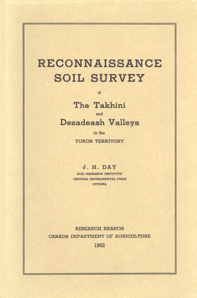 View the Reconnaissance Soil Survey of the Takhini and Dezadeash Valleys (PDF Format)