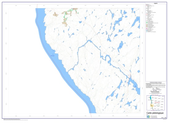 Voir le carte Carte pédologique - 31M03101 (Format JPG)