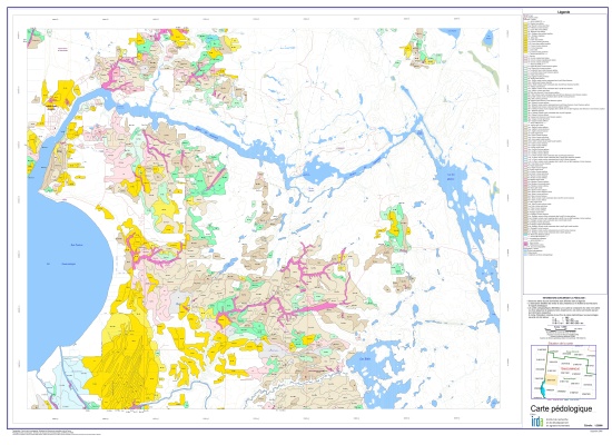 Voir le carte Carte pédologique - 31M11101 (Format JPG)