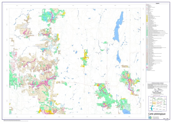 Voir le carte Carte pédologique - 31M11201 (Format JPG)