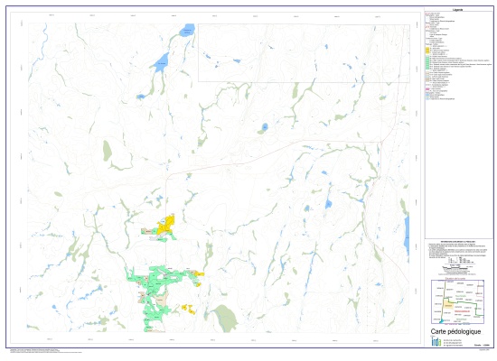 Voir le carte Carte pédologique - 31M14101 (Format JPG)