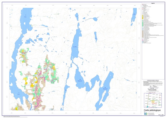 Voir le carte Carte pédologique - 31M14102 (Format JPG)
