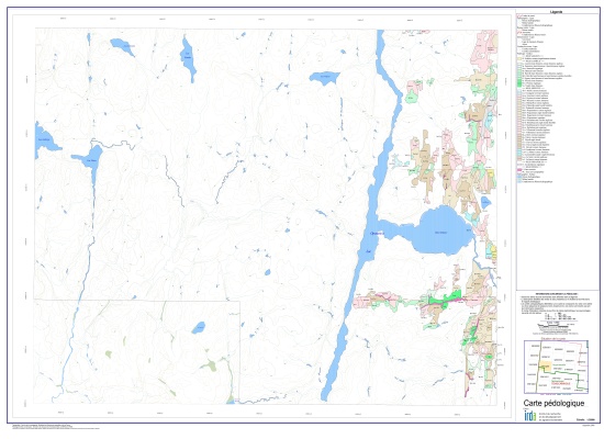 Voir le carte Carte pédologique - 31M14201 (Format JPG)